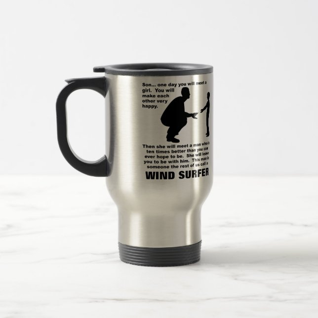 Térmica Caneca Engraçada Asa Delta Conselho Paternal (Esquerda)