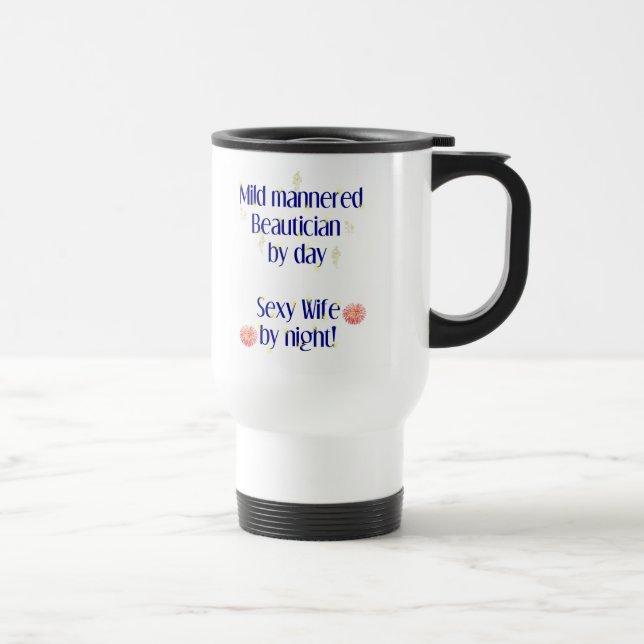 Térmica Caneca engraçada do Beautician (Direita)