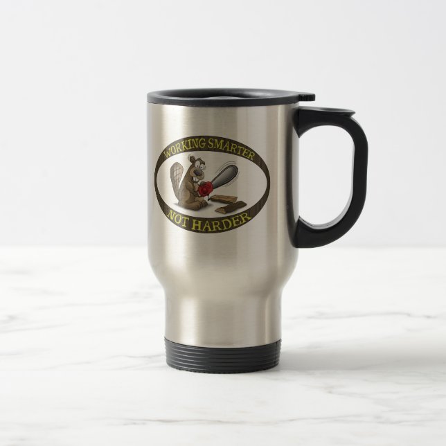 Térmica Caneca engraçada: Nao mais duro mais esperto de (Direita)