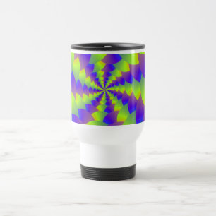 Térmica Caneca Espiral Amarela e Roxa