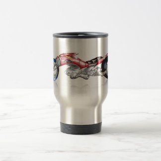 Térmica caneca giratória da arte do conceito do hypercycle