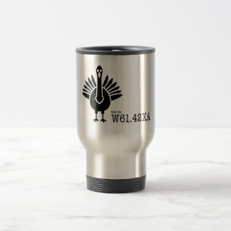 Térmica Caneca ICD-10: W61.42XA - Golpeado por uma Turquia