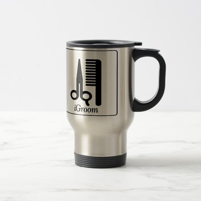 Térmica Caneca iGroom com imagem de Cachorro Estilizada (Direita)