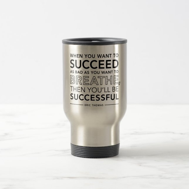 Térmica Caneca inspirada das citações [SUCESSO] (Centro)