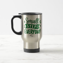 Térmica Caneca Inspiradora de Pequenos Passos Diários