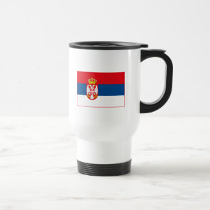 Térmica Caneca (leve) da bandeira de Serbia