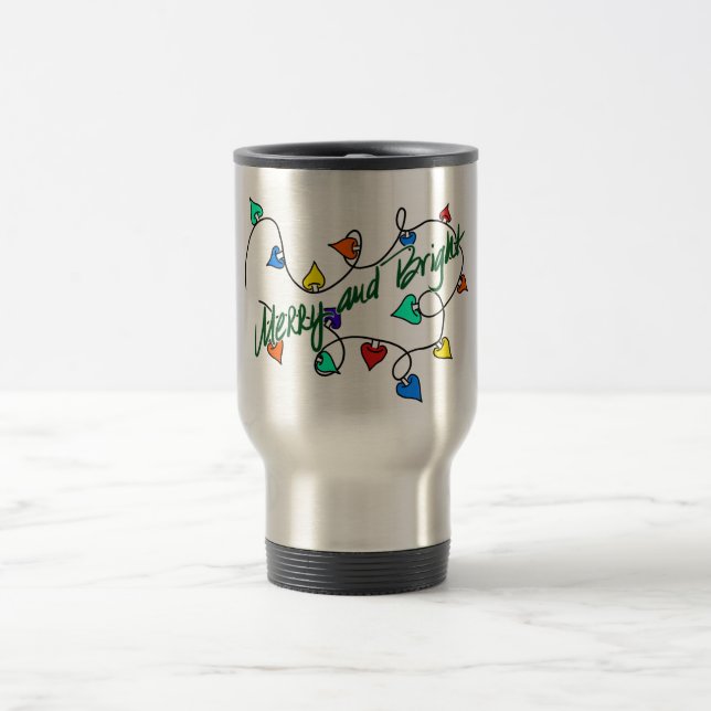Térmica caneca luzes de natal (Centro)
