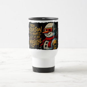 Térmica Caneca Mágica de Viagem Snow-Bro Funky Christmas H