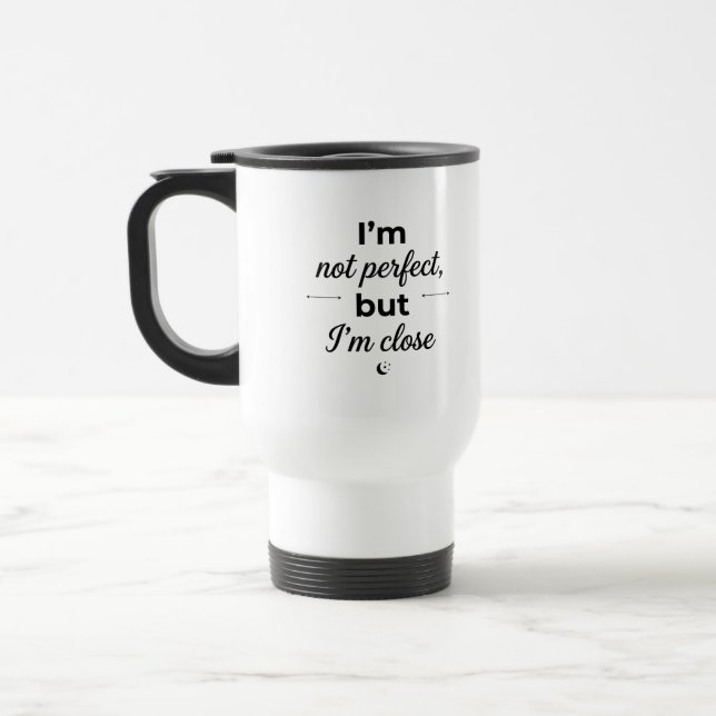 Térmica Caneca para Comutantes 15 oz - Citação Perfeita (Esquerda)