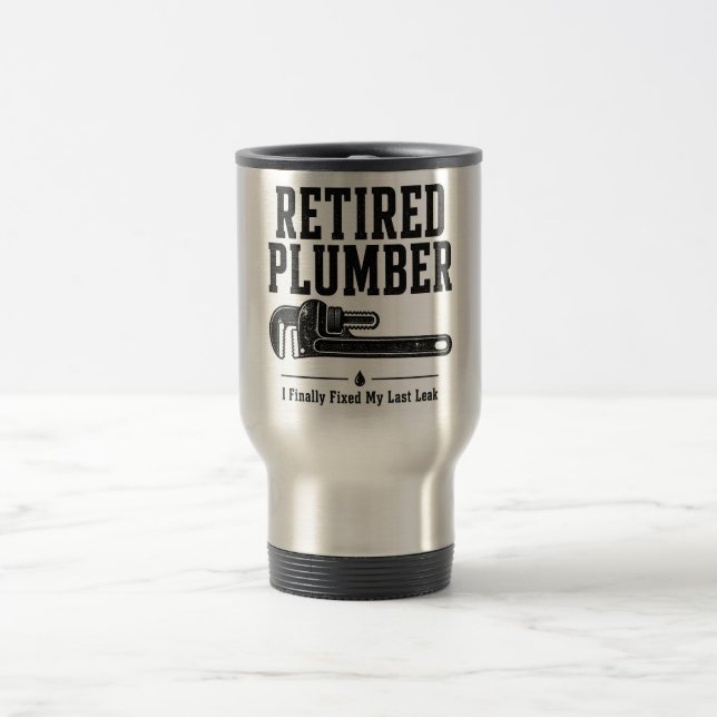 Térmica Caneca para Encanador Aposentado — Finalmente Cons (Centro)