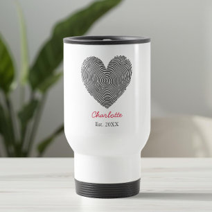 Térmica Caneca Personalizada com Nome e Impressão Digital