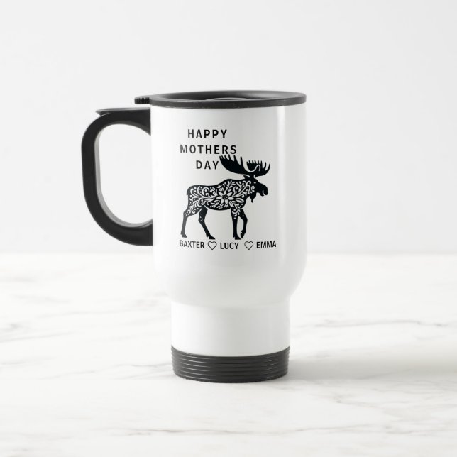 Térmica Caneca Personalizada Mama Moose | Dia das Mães (Esquerda)