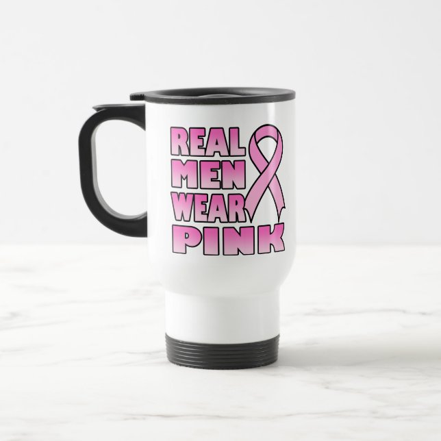 Térmica caneca real do rosa do desgaste de homens (Esquerda)