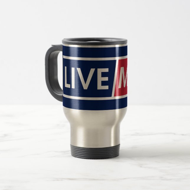 Térmica Caneca Urban Statement LIVE MAD (Frente Esquerda)