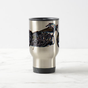 Térmica Caneca V-gêmea de néon da motocicleta