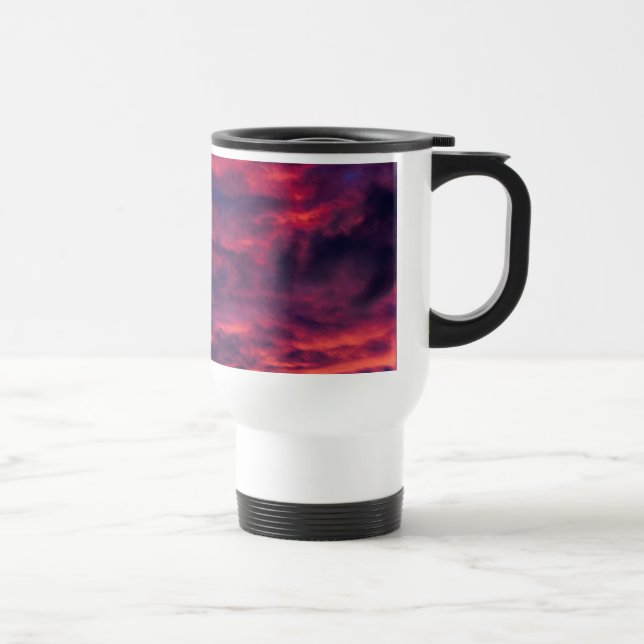 Térmica caneca vermelha de café (Direita)