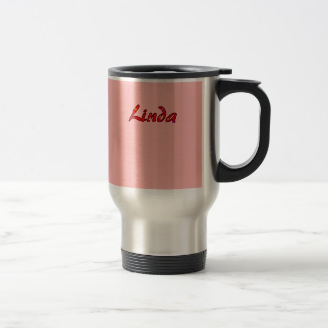 Térmica Caneca vermelha de Linda (Direita)