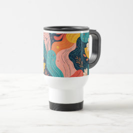 Térmica Caneca Whimsical Floral Flow