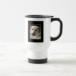 Térmica Cão amarelo de labrador retriever na caneca de