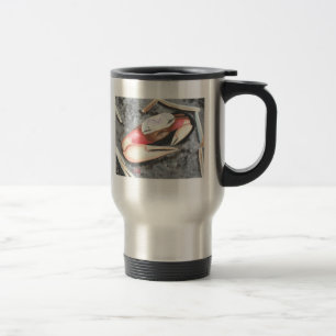 Térmica Caranguejo de areia na praia, pintura, caneca de v