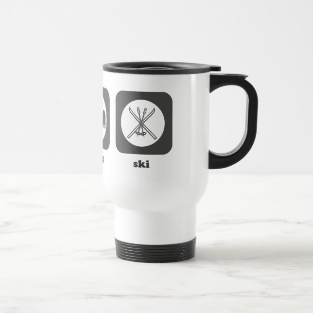Térmica Coma. Sono. Esqui. Caneca (Direita)