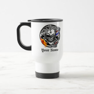 Térmica Crânio personalizado do barbeiro com a caneca