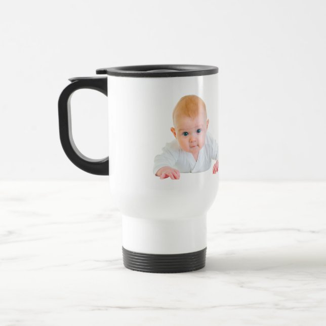Térmica Crie sua própria caneca de foto de bebê (Esquerda)