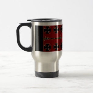 Térmica Cruz do ferro da caneca