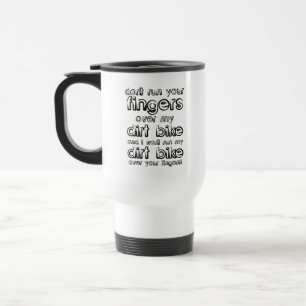 Térmica Dedos de bicicleta de dieta Engraçados Caneca de v