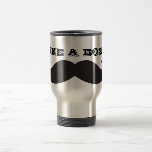 Térmica ESFRIE como UMA CANECA do CHEFE COM bigode de A (Centro)