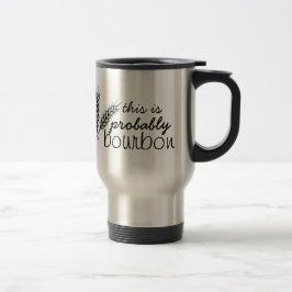 Térmica esta é provavelmente caneca de café do bourbon
