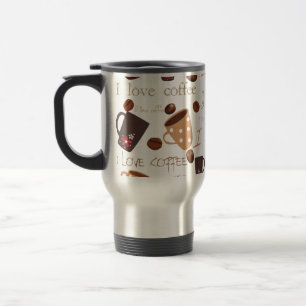 Térmica Eu amo a caneca de café