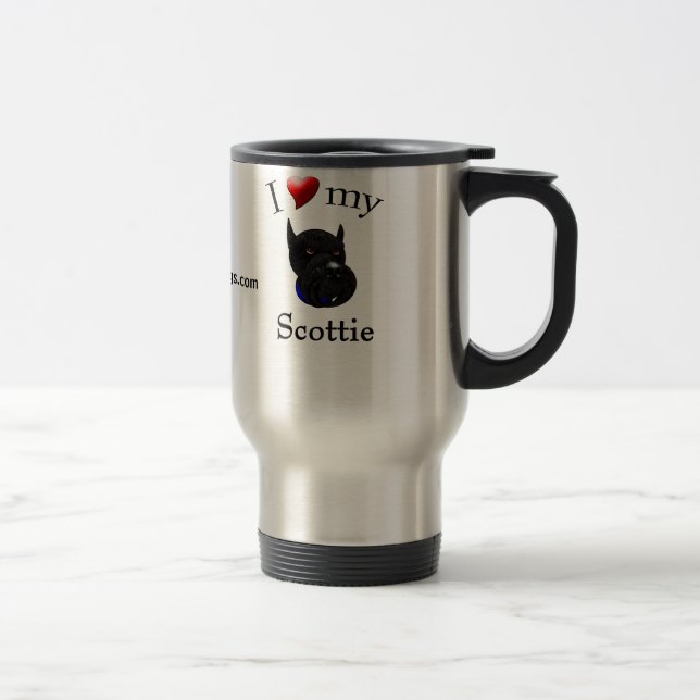 Térmica Eu amo minha caneca do Scottie (Direita)