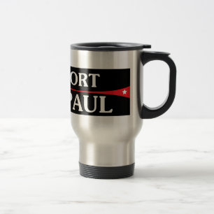 Térmica Eu apoio a caneca de Ron Paul