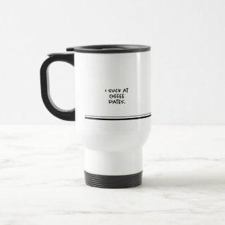 Térmica Eu sou péssimo em encontros de café caneca de viag