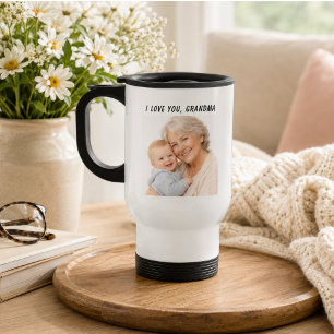 Térmica Eu Te Amo Vovó Caneca Dia dos Avós