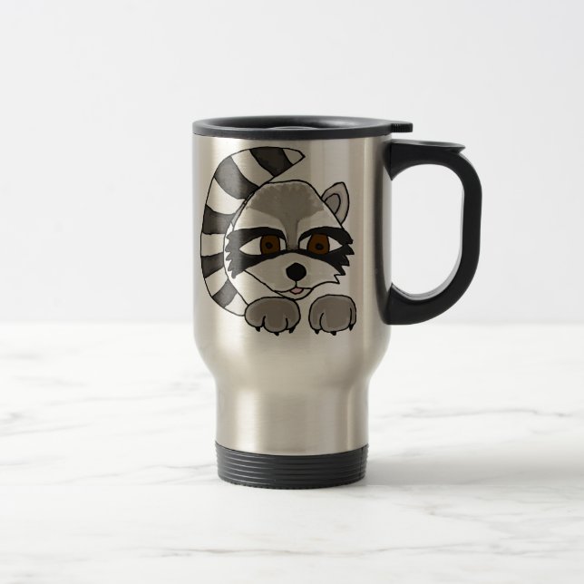 Térmica FB caneca do guaxinim dos desenhos animados do (Direita)