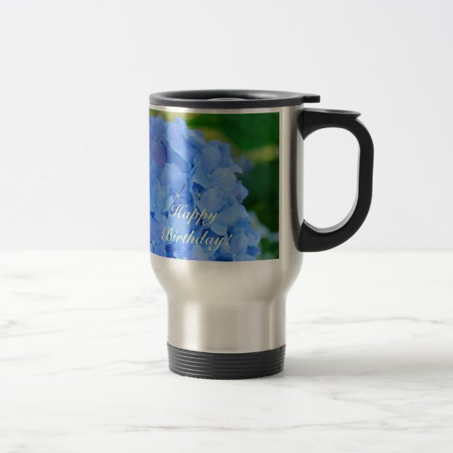 Térmica Feliz Aniversário! presente Caneca de Café Hortêns (Direita)