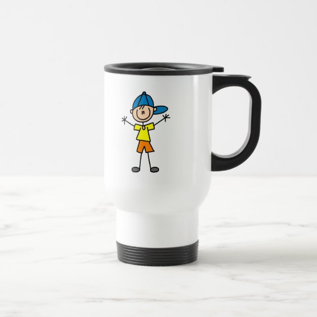 Térmica Figura caneca da vara do menino (Direita)