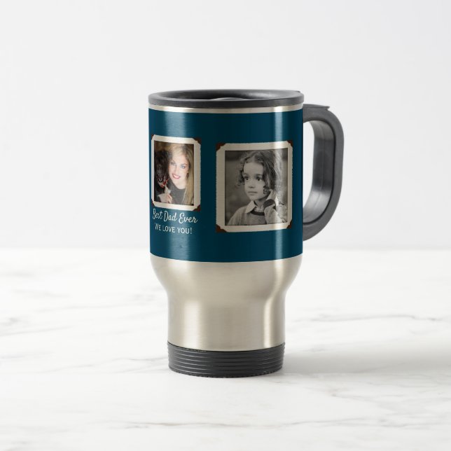 Térmica Fotos Familiares Adoram Presente De Caneca de viag (Frente Esquerda)