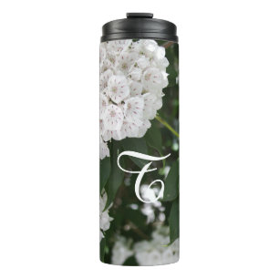 Térmica Garrafa Monogramada com Laurel da Montanha Branco