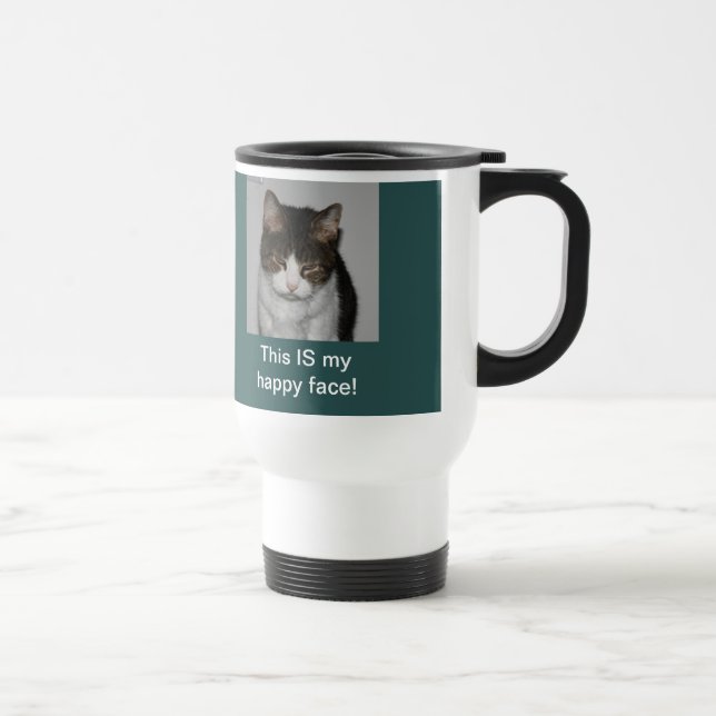 Térmica Gato da manhã - caneca personalizada (Direita)