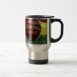 Térmica Glória Bola Dura Vermelha Arte Críquete Caneca Apo