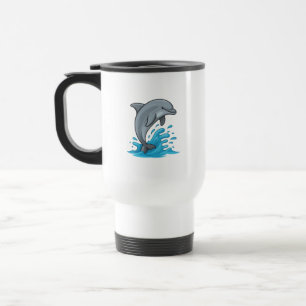 Térmica Golfinho Alegre Splash - Caneca