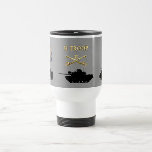 Térmica H agrupa-se 17a caneca dos AFVs da cavalaria