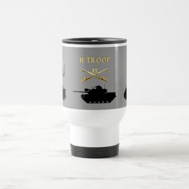 Térmica H agrupa-se 17a caneca dos AFVs da cavalaria (Centro)