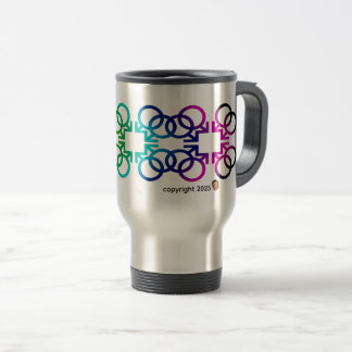 Térmica Homens que Amam Amar Homens CANECA DE CAFÉ DO TRAJ