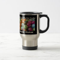 Inventor engraçado do mármore da caneca do