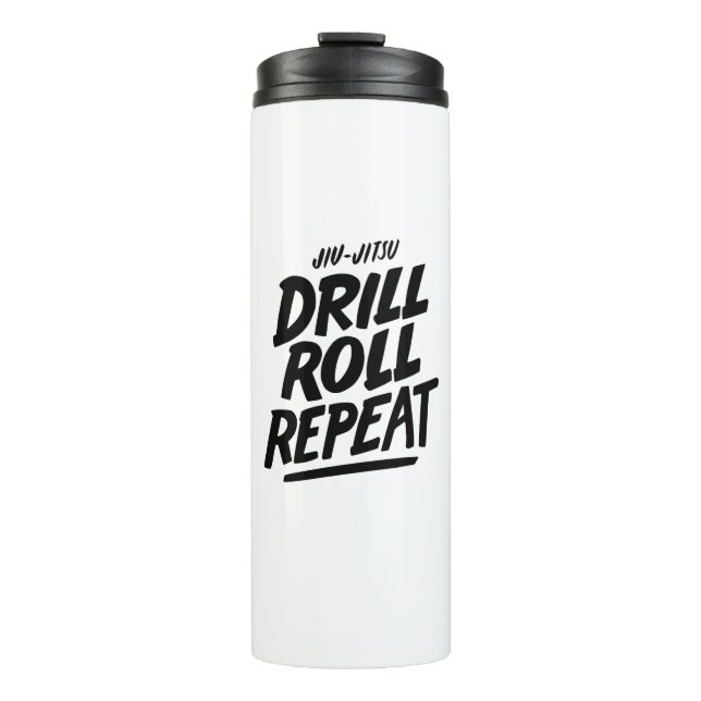 Térmica Jiu-jitsu ostenta a garrafa (Frente)