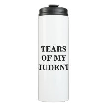 Lágrimas da garrafa d'água dos meus alunos